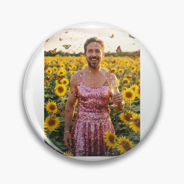 Item preview, Ryan gosling sunflower pink dress Funny prank meme gift weird christmas birthday designed and sold by CheeseBlueprint.