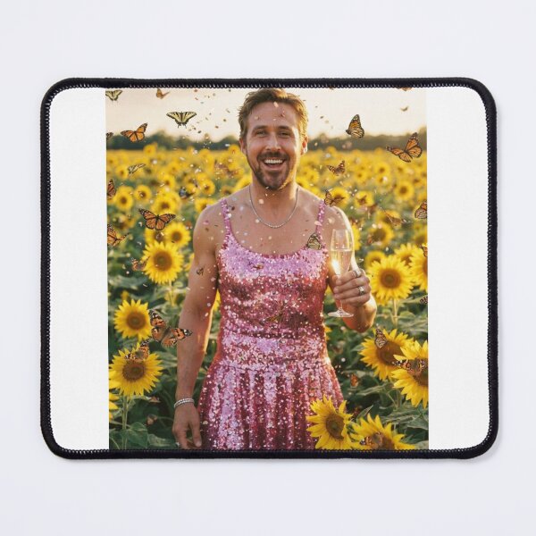 Item preview, Ryan gosling sunflower pink dress Funny prank meme gift weird christmas birthday designed and sold by CheeseBlueprint.