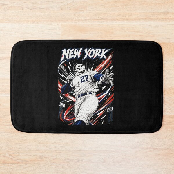 Item preview, New York Skeleton Baseball Batter Action Graphic designed and sold by SonyaHarr80213.
