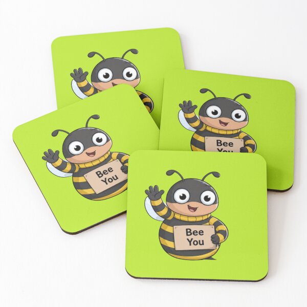 Item preview, Bee You Cute Cartoon Bee designed and sold by MushArtist.