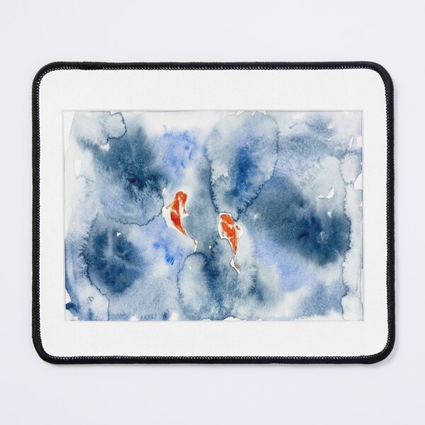 Item preview, Watercolour Koi Fish Swimming designed and sold by art-by-natarsha.