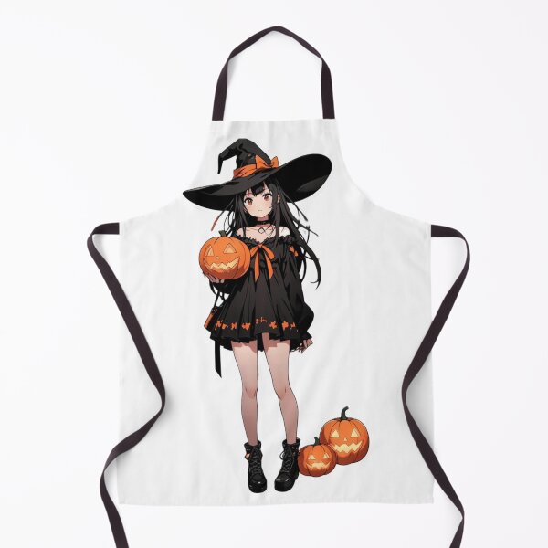 Item preview, Pumpkin Witch Anime Girl – Cute Gothic Halloween Design designed and sold by AnimDream .