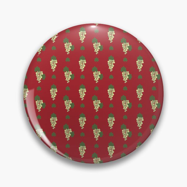 Item preview, Racimos decorativos de vid verde sobre rojo designed and sold by Qousqoza7.