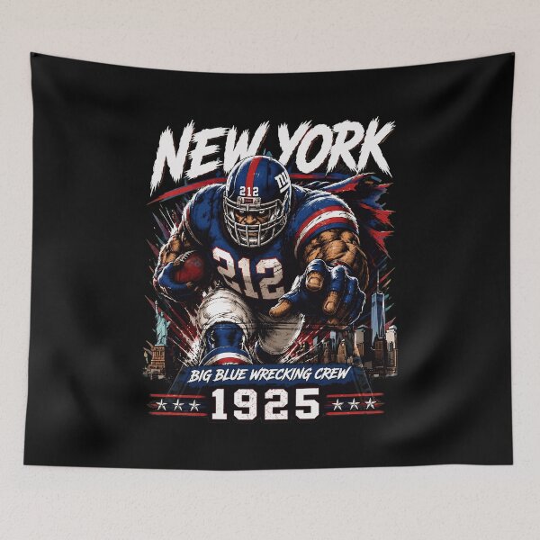 Item preview, New York Big Blue Wrecking Crew 1925 Football Graphic designed and sold by NicoleRio41929.