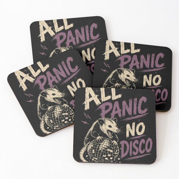 Item preview, All Panic No Disco Opossum Humor Anxiety Wildlife Lover designed and sold by RetroMini2026.