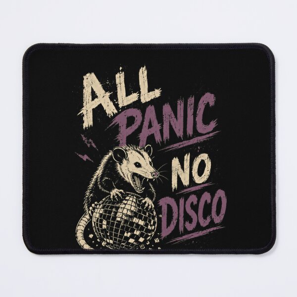 Item preview, All Panic No Disco Opossum Humor Anxiety Wildlife Lover designed and sold by RetroMini2026.