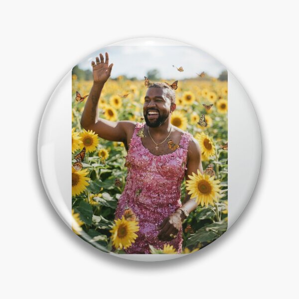Item preview, Kanye west sunflower pink dress Funny prank meme gift weird christmas birthday designed and sold by CheeseBlueprint.