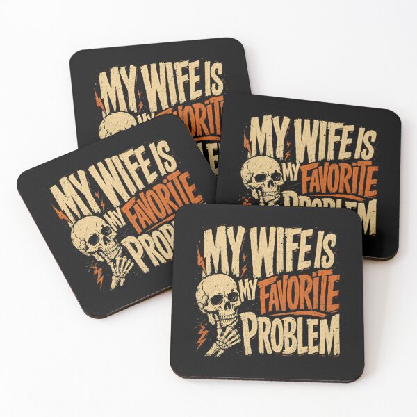 Item preview, My Wife Is My Favorite Problem Husband Humor Marriage Joke designed and sold by HumansStuck12.