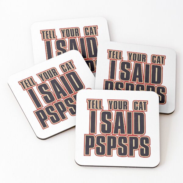 Item preview, Tell Your Cat I Said Pspspsps Retro Gradient designed and sold by Dmo3HarkoArt.