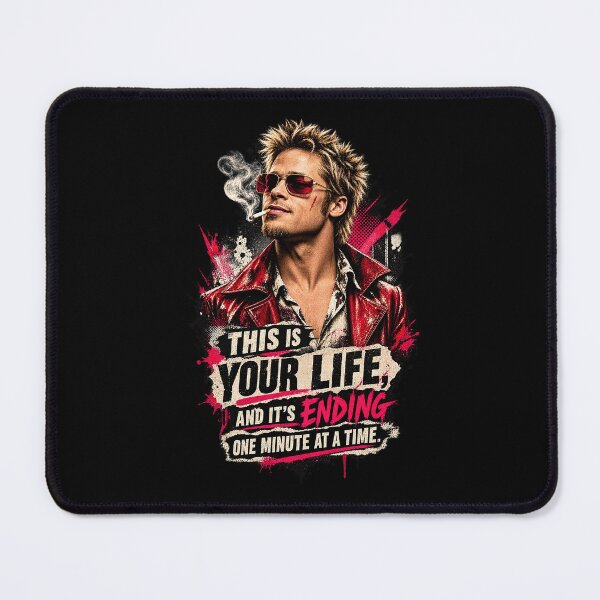 Item preview, This Is Your Life and it's ending one minute at the time Grunge Quote designed and sold by Reggiano.