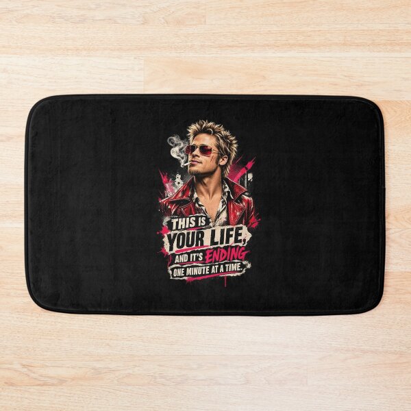 Item preview, This Is Your Life and it's ending one minute at the time Grunge Quote designed and sold by Reggiano.