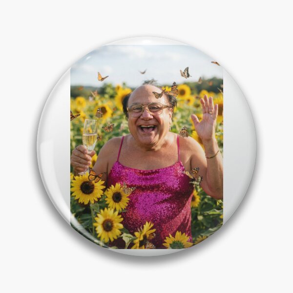 Item preview, Danny devito sunflower pink dress Funny prank meme gift weird christmas birthday designed and sold by CheeseBlueprint.