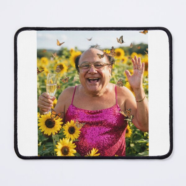 Item preview, Danny devito sunflower pink dress Funny prank meme gift weird christmas birthday designed and sold by CheeseBlueprint.