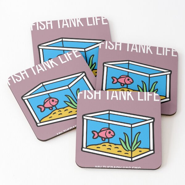 Item preview, Fish Tank Life, My Therapy Has Fins Gift designed and sold by Zyvora-merch.