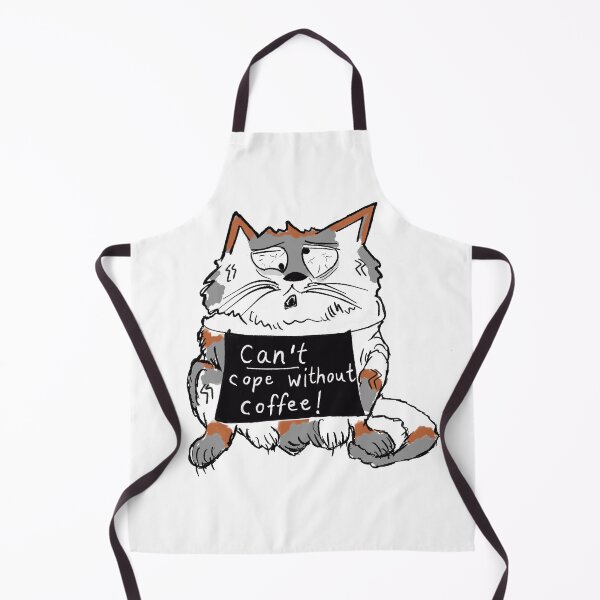 Item preview, Dysregulated Calico cat states "Can't cope without coffee!" designed and sold by KPlayerAdhder.
