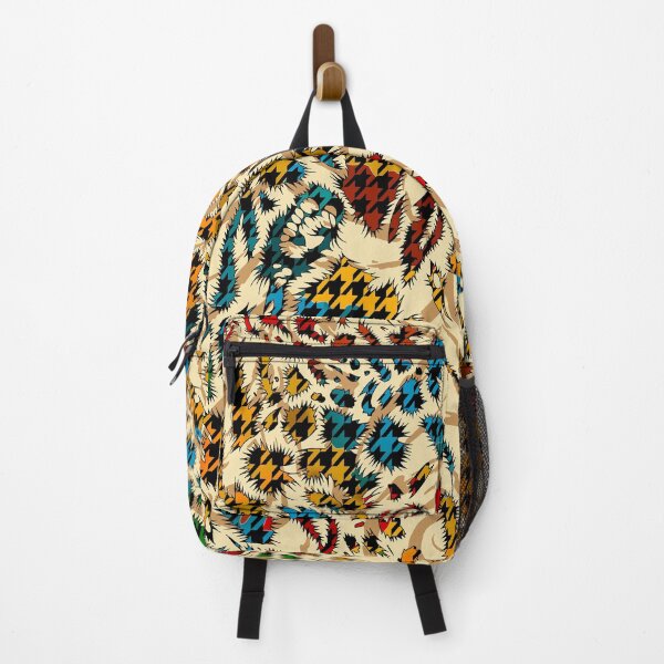 Item preview, Abstract Wild Houndstooth Pattern — Multicolor Artistic Design designed and sold by behappyandrelax.
