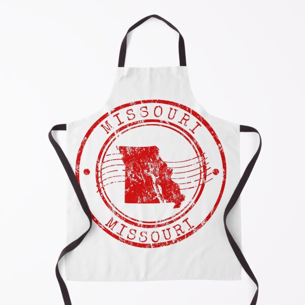 Item preview, Missouri State Map Vintage Red Rubber Stamp designed and sold by chaaval.