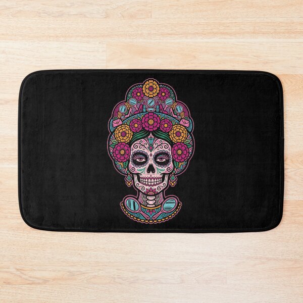 Item preview, Bimbo Calavera Sugar Skull Glamour Aesthetic Day of the Dead Art Print designed and sold by FreiherrPK.