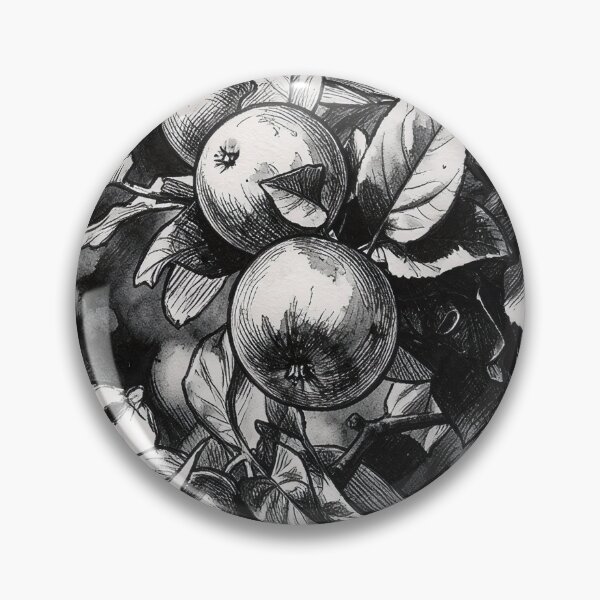 Item preview, Apples in Black and White designed and sold by tomorrowsart.