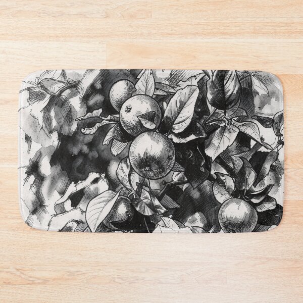 Item preview, Apples in Black and White designed and sold by tomorrowsart.