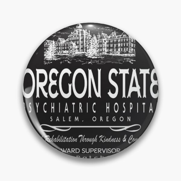 Item preview, Vintage Oregon State Hospital Salem Psychiatric Asylum Retro Design | ⭐⭐⭐⭐⭐ designed and sold by premkumarb14.