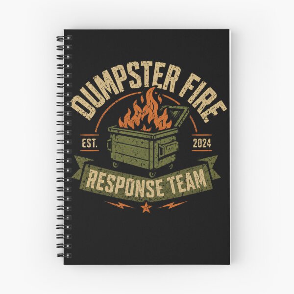Item preview, Dumpster Fire Response Team Est 2024 Sarcastic Humor Current Events designed and sold by RetroMini2026.