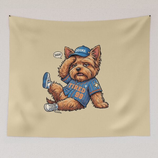 Item preview, Sporty Yorkie - dead battery designed and sold by design-rebell.