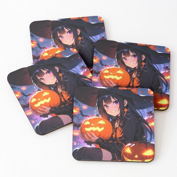 Item preview, Gothic Pumpkin Witch Anime Girl – Halloween Witch Aesthetic designed and sold by AnimDream .
