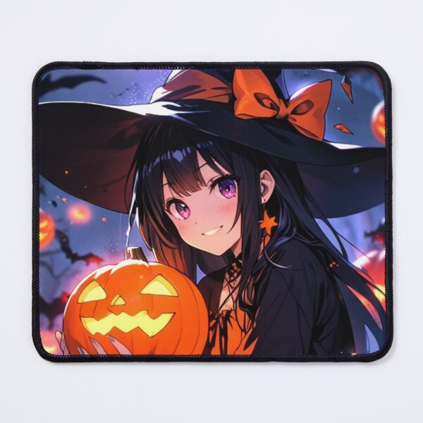 Item preview, Gothic Pumpkin Witch Anime Girl – Halloween Witch Aesthetic designed and sold by AnimDream .