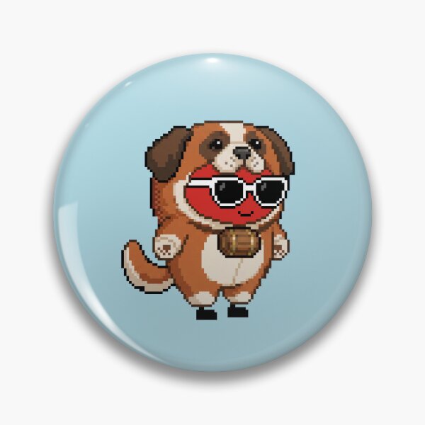 Item preview, Apple Pixel in a Dog Costume 1 designed and sold by White Rim Mates.