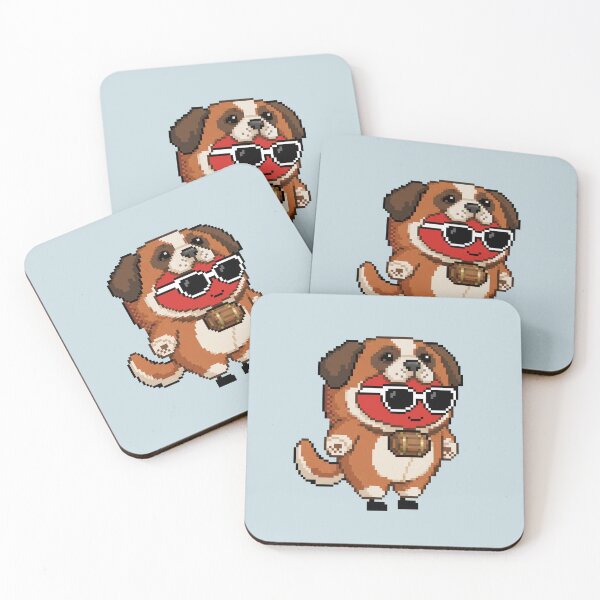 Item preview, Apple Pixel in a Dog Costume 1 designed and sold by White Rim Mates.