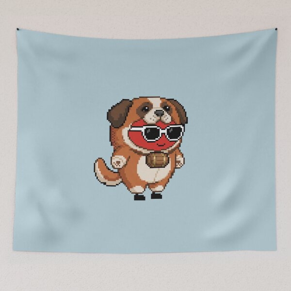 Item preview, Apple Pixel in a Dog Costume 1 designed and sold by White Rim Mates.