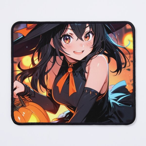Item preview, Cute Pumpkin Witch Anime – Kawaii Halloween Witch Girl designed and sold by AnimDream .