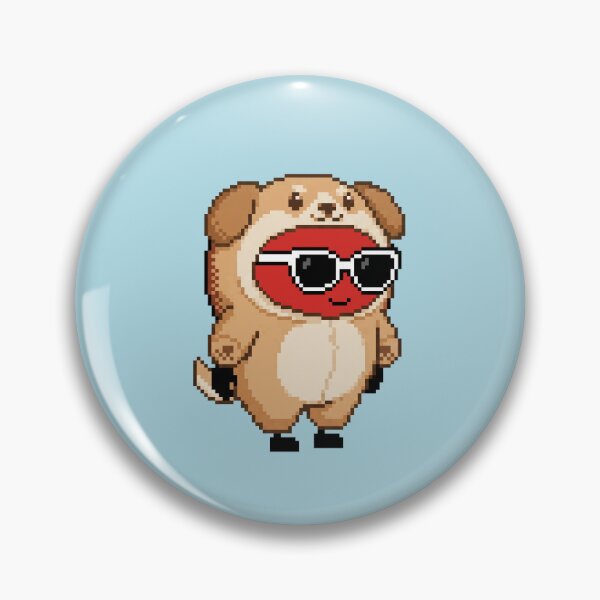 Item preview, Apple Pixel in a Dog Costume 3 designed and sold by White Rim Mates.