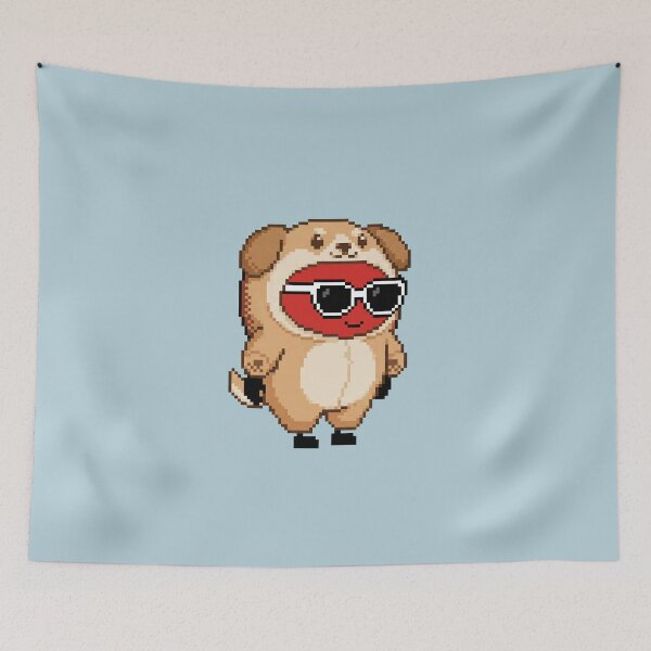 Item preview, Apple Pixel in a Dog Costume 3 designed and sold by White Rim Mates.