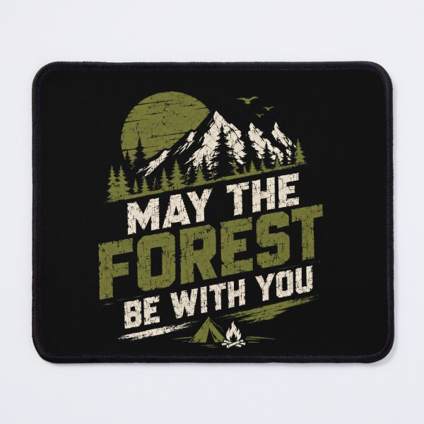 Item preview, May The Forest Be With You Outdoor Adventure Camping Hiking Nature Lover designed and sold by RetroMini2026.