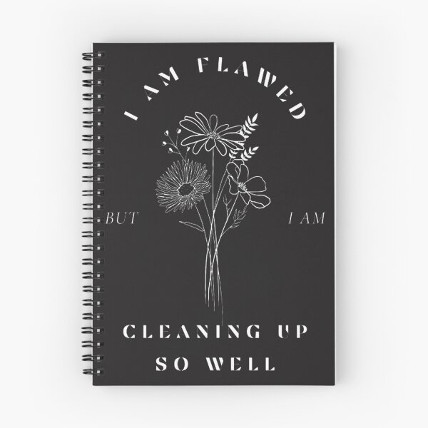 Item preview, I Am Flawed Self Acceptance Quote - Minimalist Mental Health Awareness And Imperfect Self Love Aesthetic | ⭐⭐⭐⭐⭐ Best Seller designed and sold by Printit99.