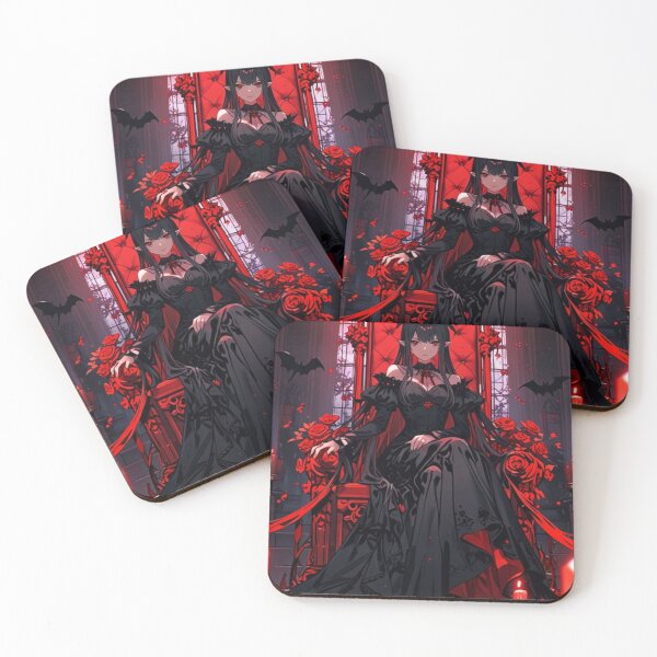 Item preview, Gothic Vampire Queen Anime Girl – Dark Halloween Vampire Art designed and sold by AnimDream .