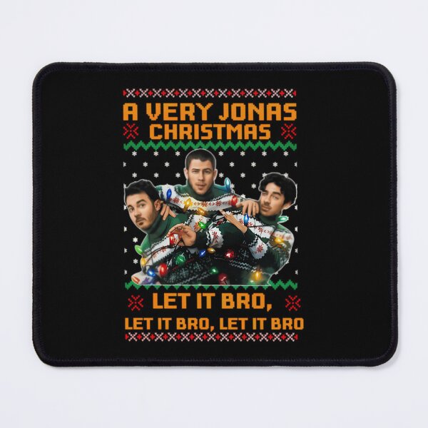 Item preview, A Very Jonas Christmas Let It Bro Ugly Christmas Sweater designed and sold by NTProductionArt.