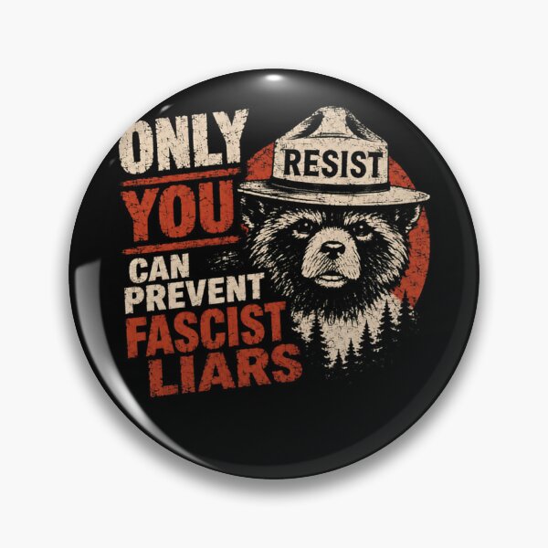 Item preview, Only You Can Prevent Fascist Liars Resist Political Activism Antifascist Protest designed and sold by RetroMini2026.