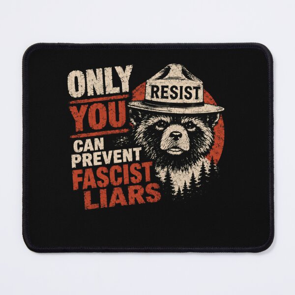 Item preview, Only You Can Prevent Fascist Liars Resist Political Activism Antifascist Protest designed and sold by RetroMini2026.