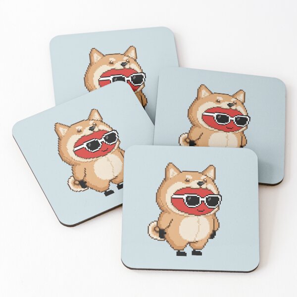 Item preview, Apple Pixel in a Dog Costume 8 designed and sold by White Rim Mates.