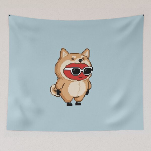 Item preview, Apple Pixel in a Dog Costume 8 designed and sold by White Rim Mates.