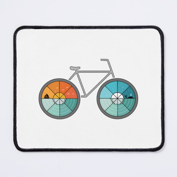 Item preview, Vintage Bicycle Mountain Scenery Art | Best Gift designed and sold by ArizonaDream.