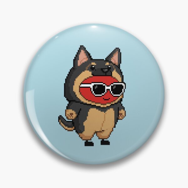 Item preview, Apple Pixel in a Dog Costume 5 designed and sold by White Rim Mates.