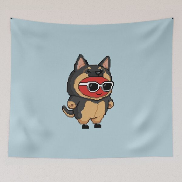 Item preview, Apple Pixel in a Dog Costume 5 designed and sold by White Rim Mates.