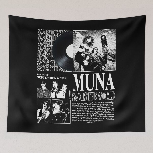 Item preview, Muna Band Save The World Album Pollstar Life's So Fun Tour designed and sold by binhgg243.