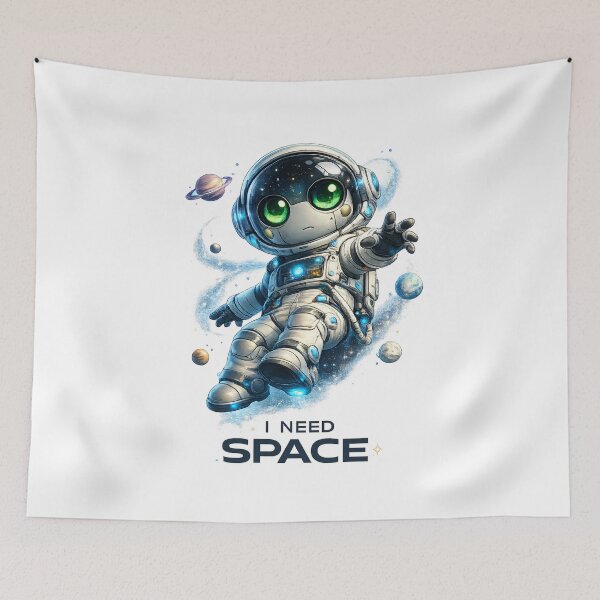 Item preview, Funny Space Robot – I Need Space designed and sold by Yomere.
