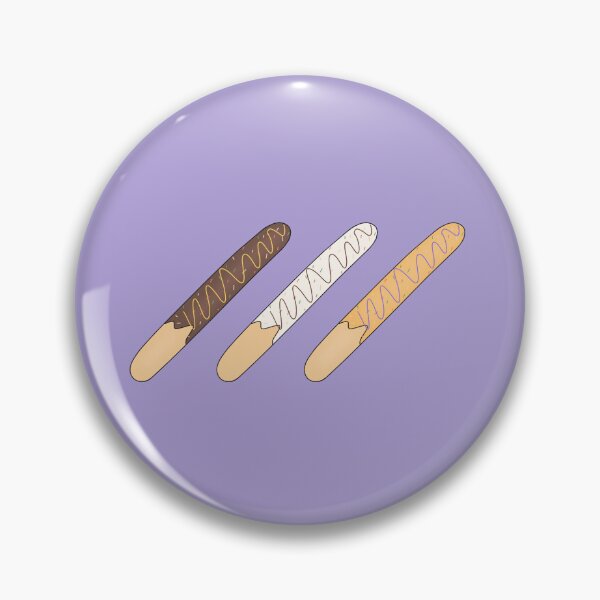 Item preview, Three Chocolate Stick Cookies Sweet Snack Pattern designed and sold by ubborn.