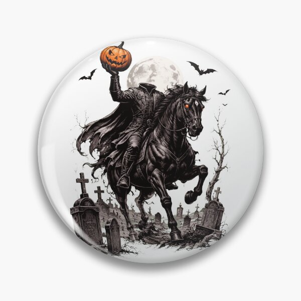 Item preview, Spooky Horseman Halloween Graveyard Moon designed and sold by JasonGard86375.